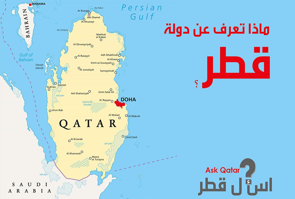 ماذا تعرف عن قطر ومدن قطر وخرائط قطر ؟