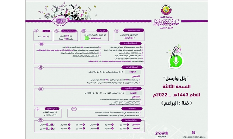 مسابقات الكتابة في قطر 